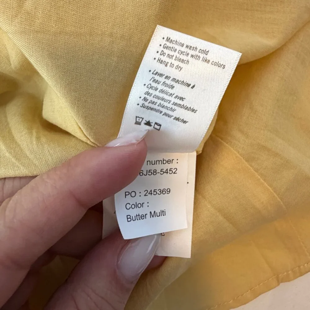 Revolve Paige Tamika Yellow Floral Tie Strap Midi Dress Size Small - Picture 13 of 15